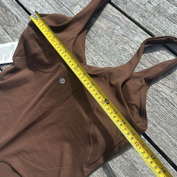 Lululemon Align Bodysuit Java Brown thong cut size 12 NWT - Picture 6 of 8